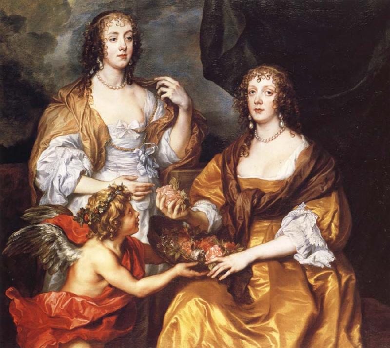 Anthony Van Dyck Lady Elizabeth Thimbelby and Dorothy,Viscountess Andover oil painting picture